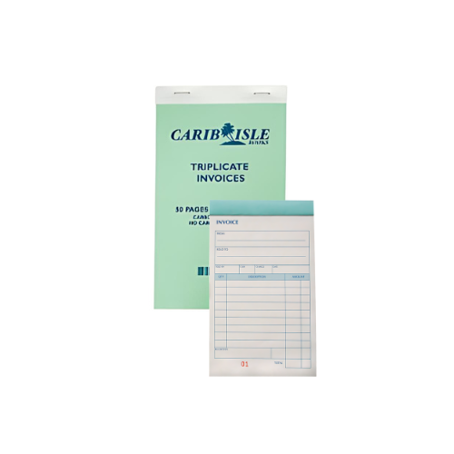 Caribisle Invoice Book (Triplicate)