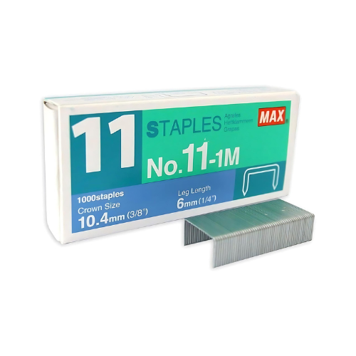 Max No. 11-1M Staples (1000)