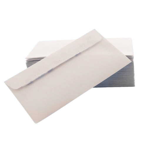 White Envelope peel N seal 3 5/8 x 6 1/2