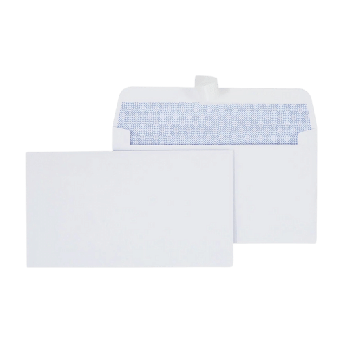 White Envelope peel N seal 4 1/8 x 9 1/2 (MP-PSWH-49)