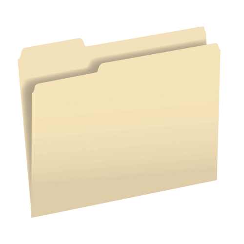 [MANFOLX1] Manilla Folder Letter