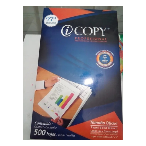 [7501249809933] ICopy (Professional) 75g- Legal (8.5x14)